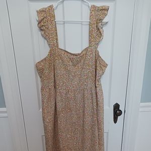 Summer Ready Yellow Floral Sundress